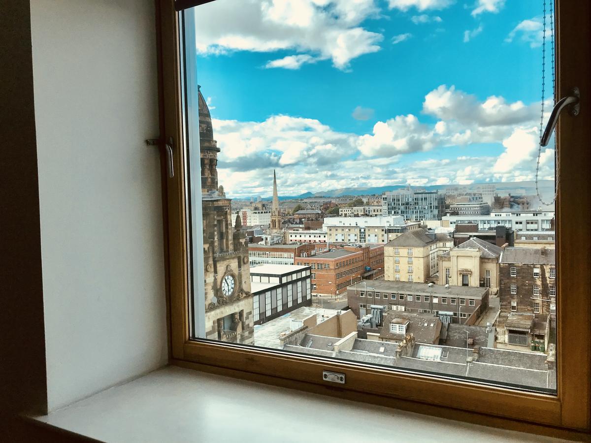 Glasgow Central Station Skyline Apartment With Parking Exterior photo